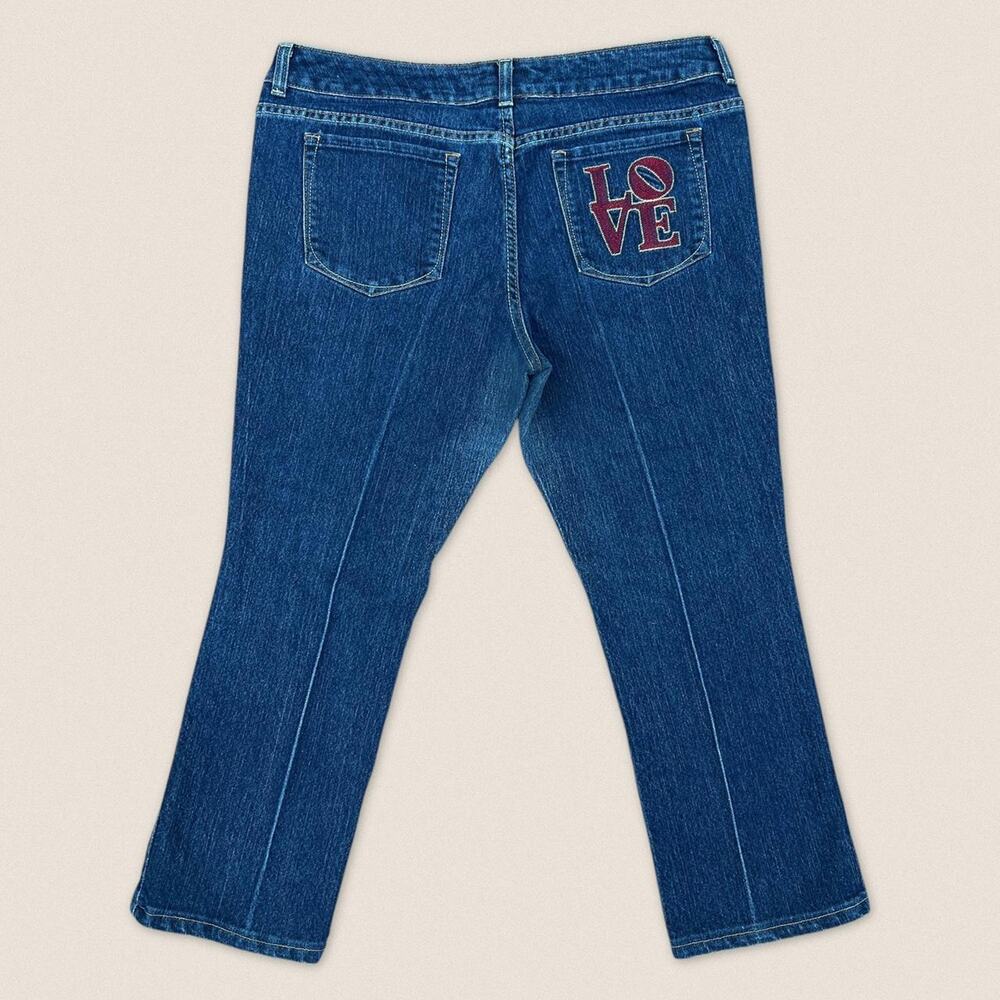 Y2K LOVE No Boundaries Low Rise Denim Jeans Capri Pants - Size 15 Juniors